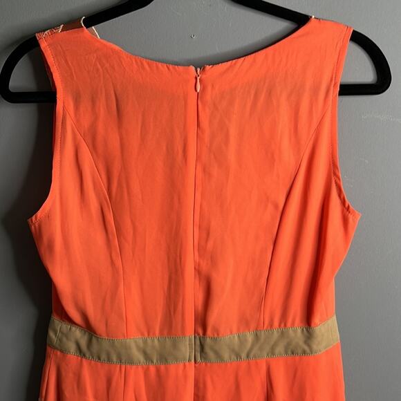 Ryu Orange Sleeveless With Leaf Embroidery Size Small - Picture 7 of 10